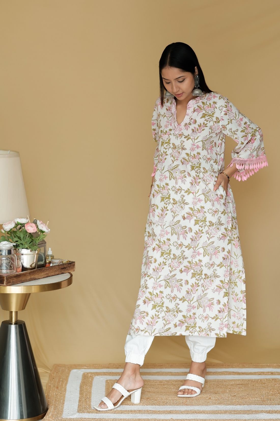 Handblock Printed Kurta
