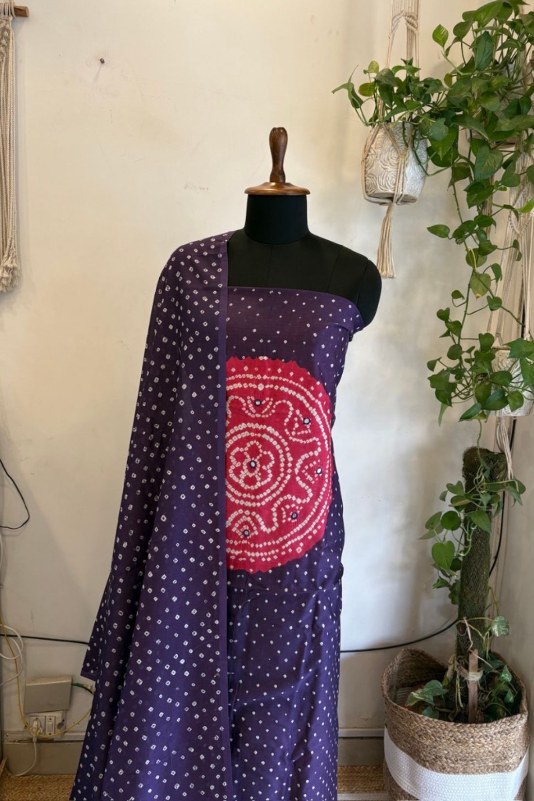 CHANDERI BANDHANI SUIT