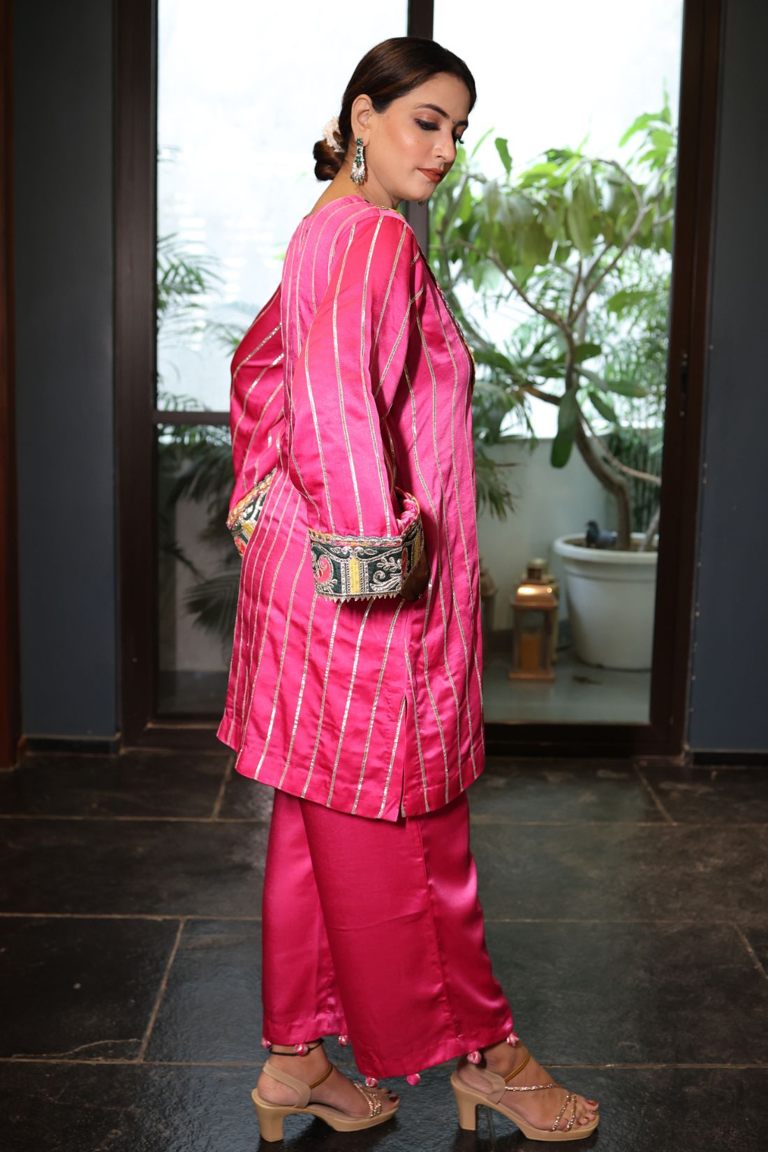 PINK SARIN CO-ORD SET