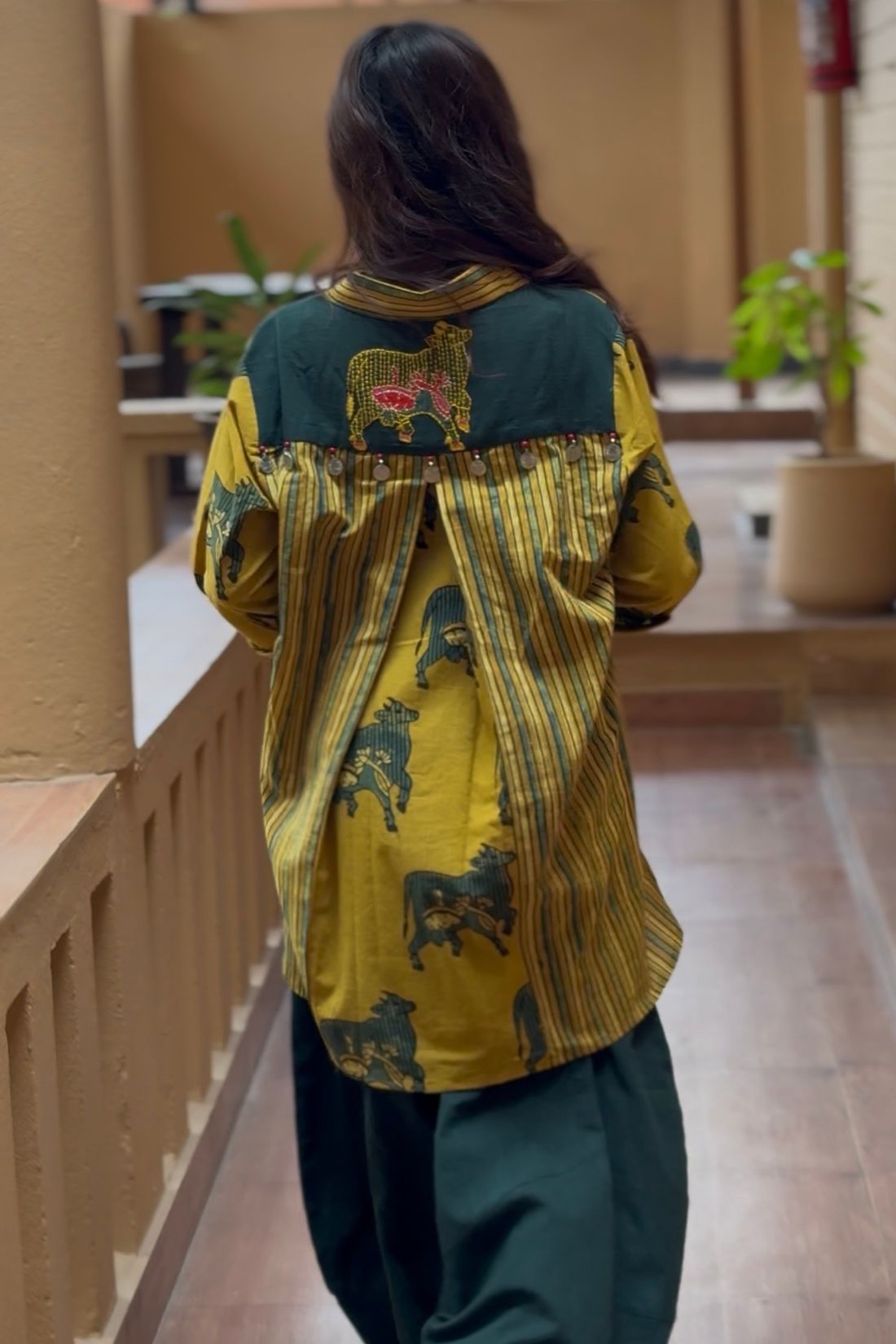 AJRAKH PURE COTTON SHIRT