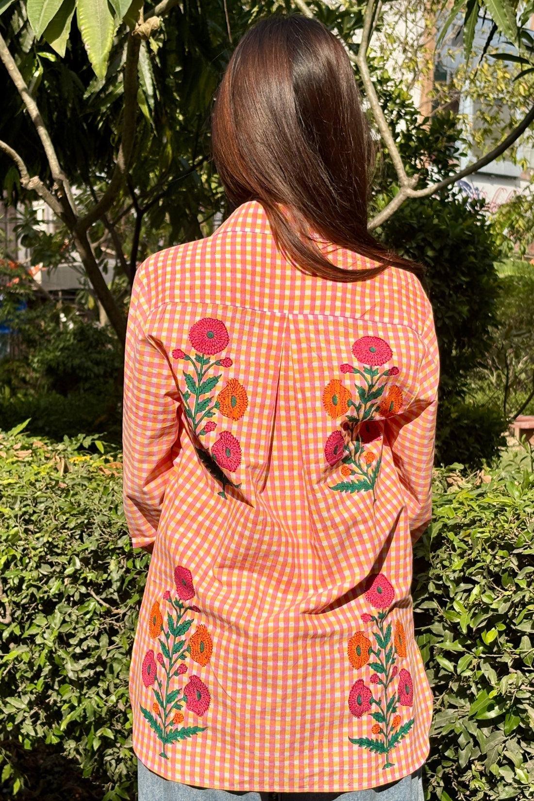 MULMUL HAND BLOCK PRINTED SHIRTS