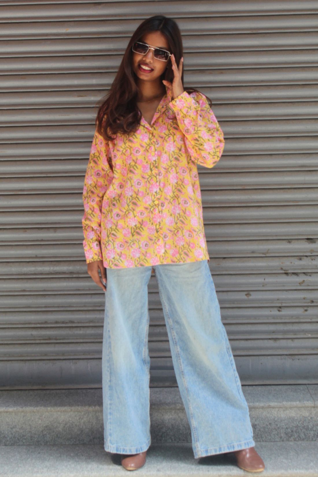 HAND BLOCK PRINTED SHIRT