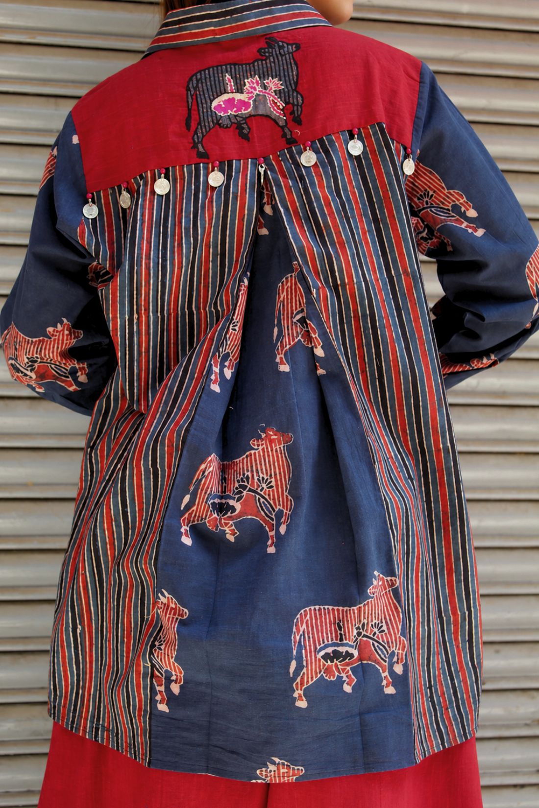AJRAKH PURE COTTON SHIRT