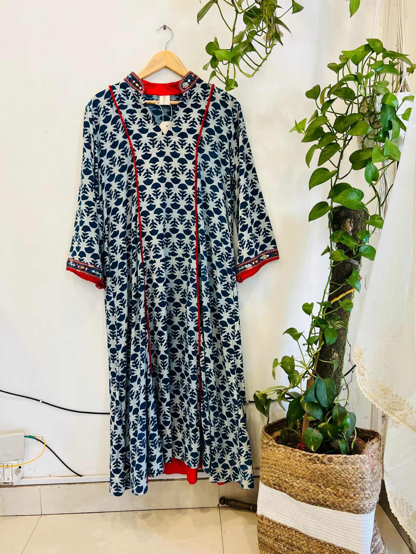 Indigo Loose Fit Kurta