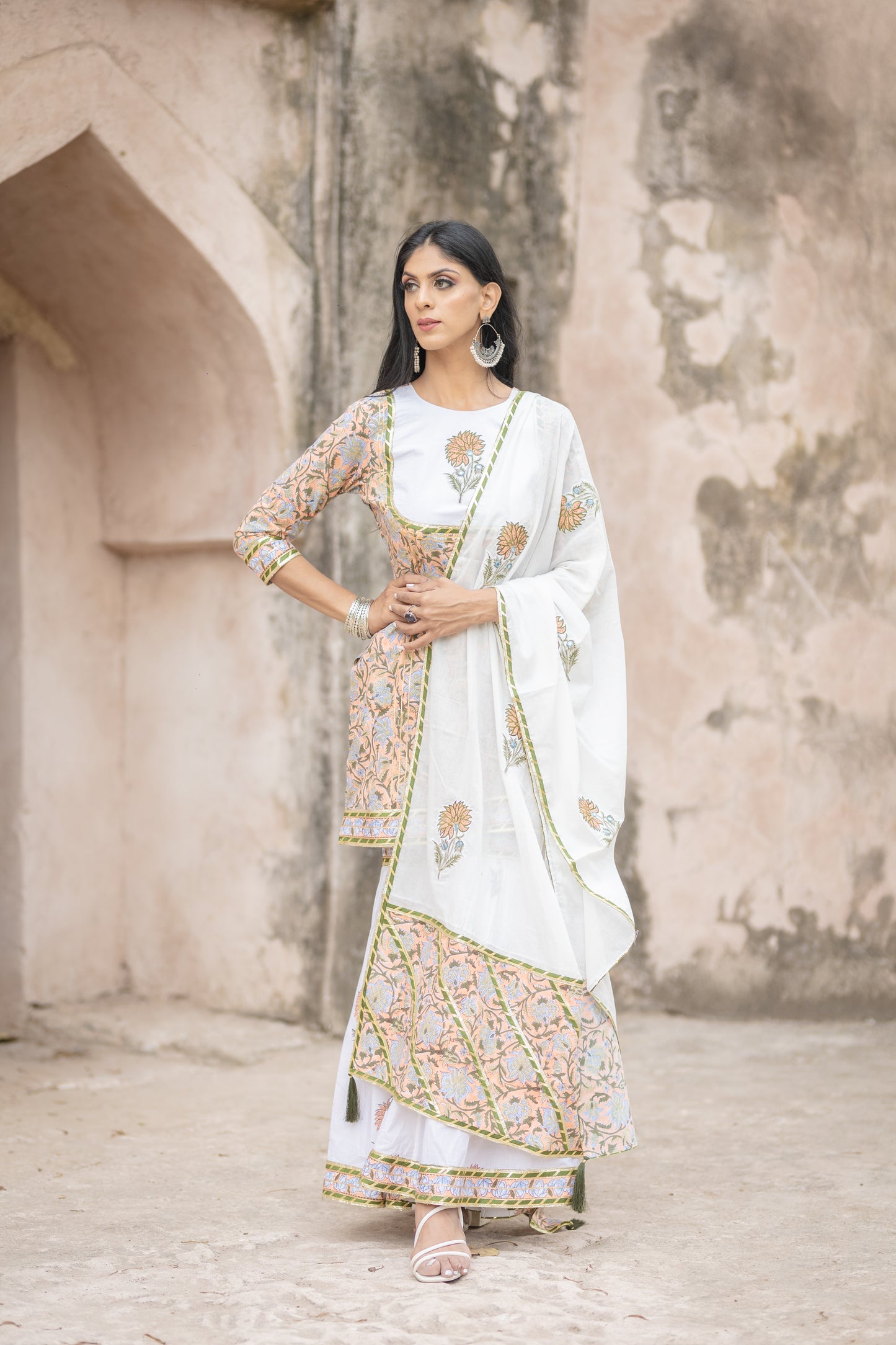 Block Printed Suit