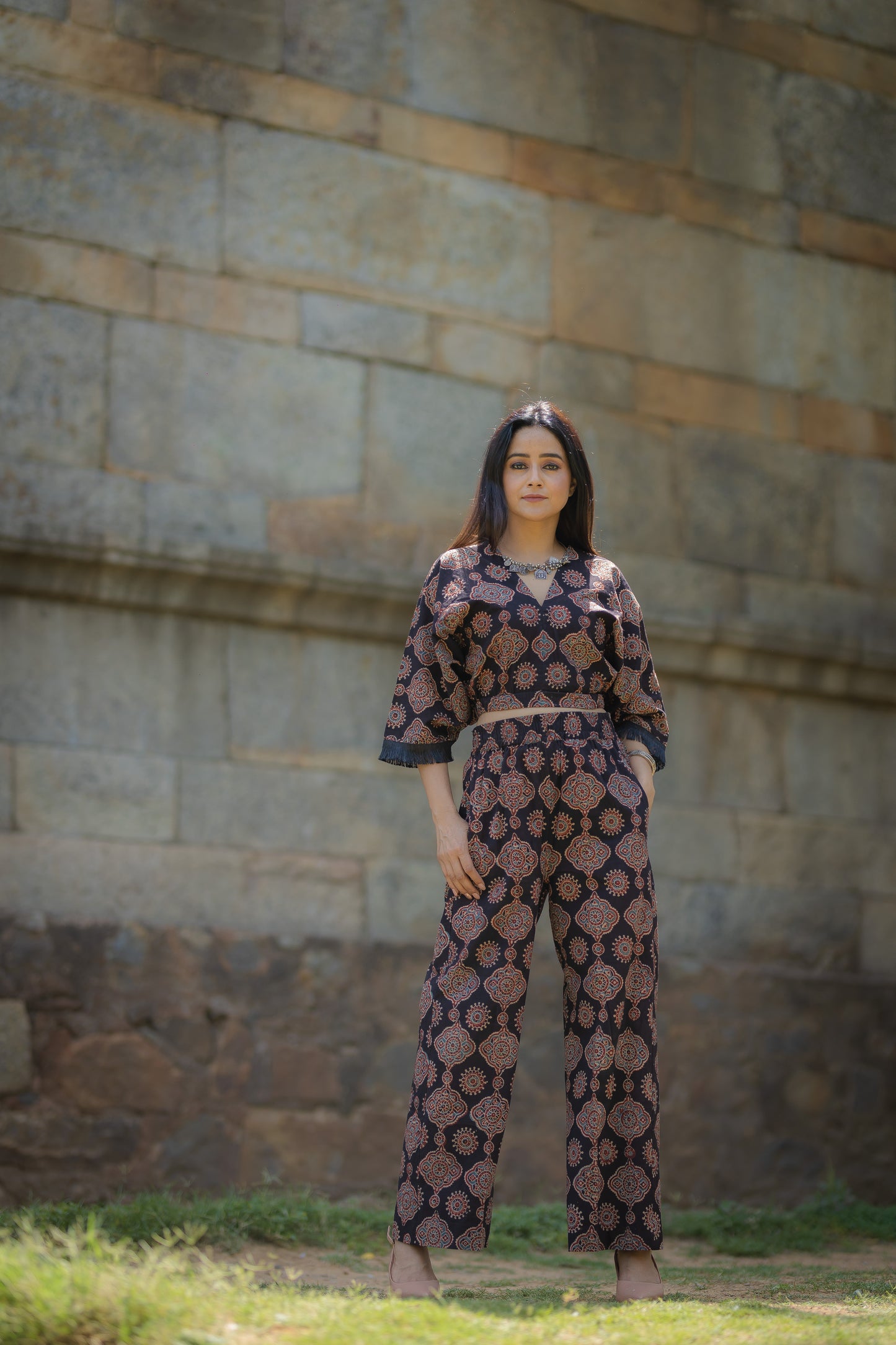 BLACK ROSE CO-ORD SET