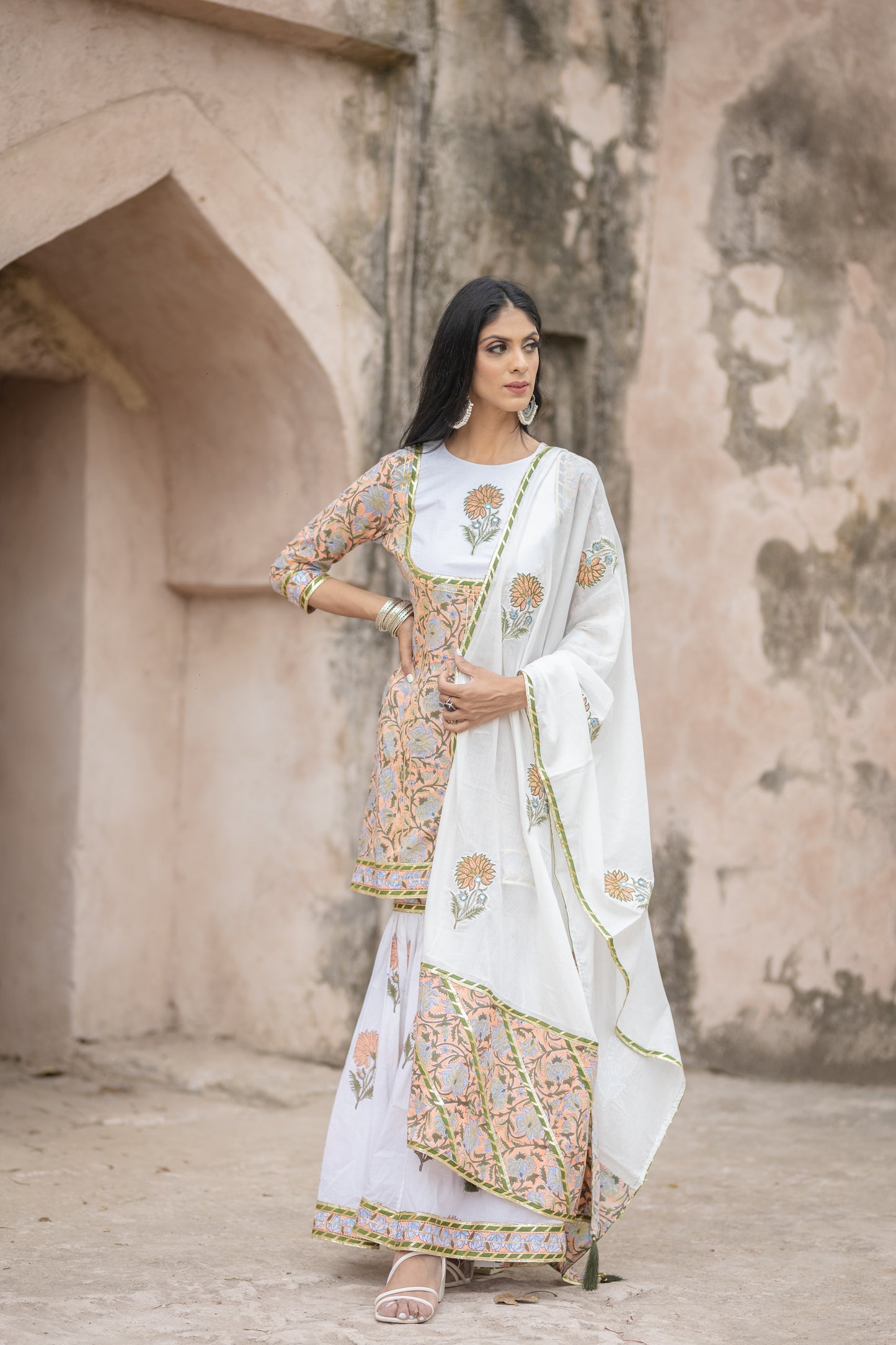 Block Printed Suit