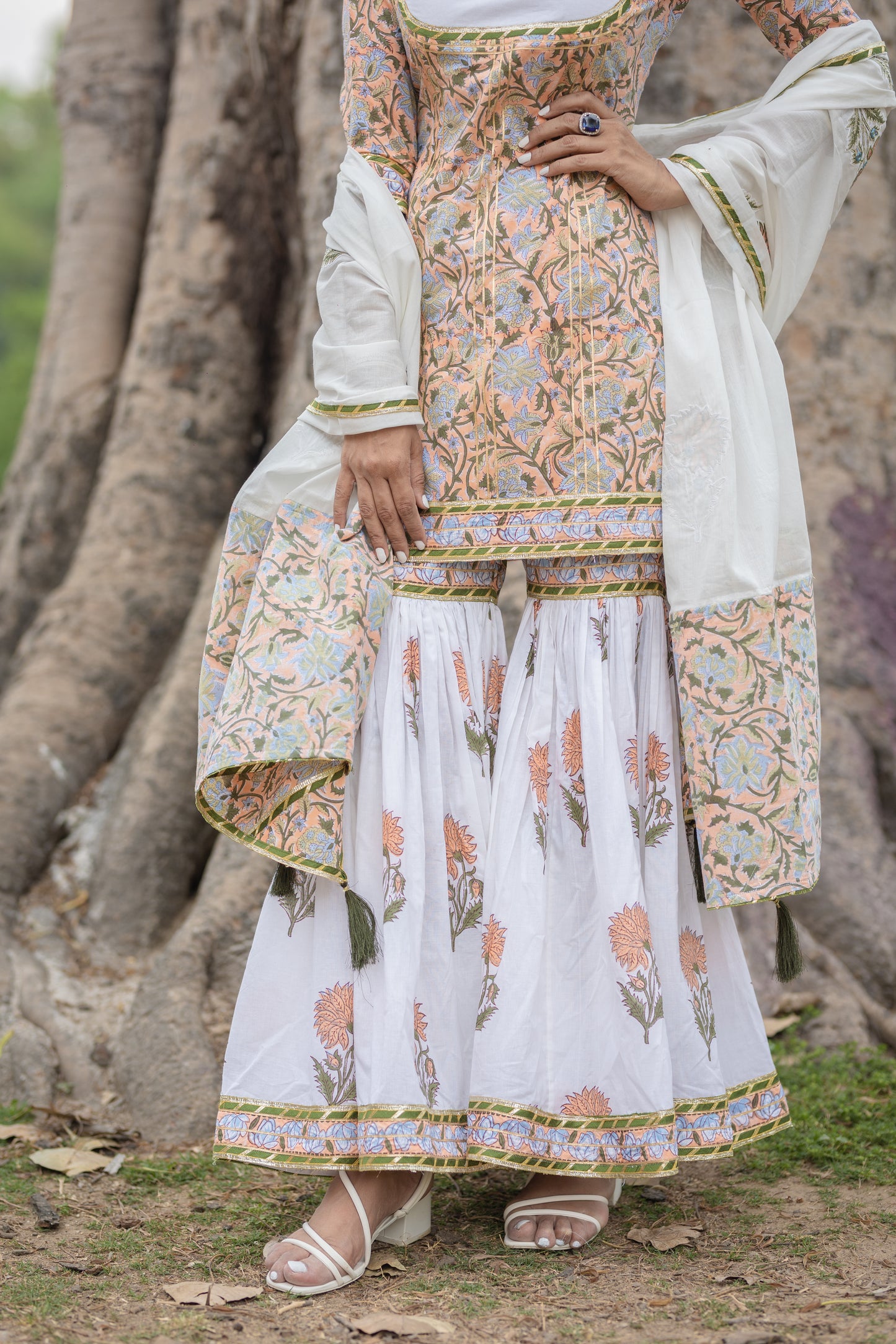 Block Printed Suit
