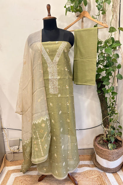 COTTON CHANDERI SUIT