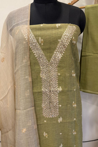 COTTON CHANDERI SUIT