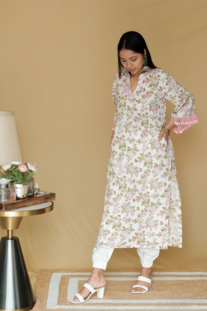 Handblock Printed Kurta