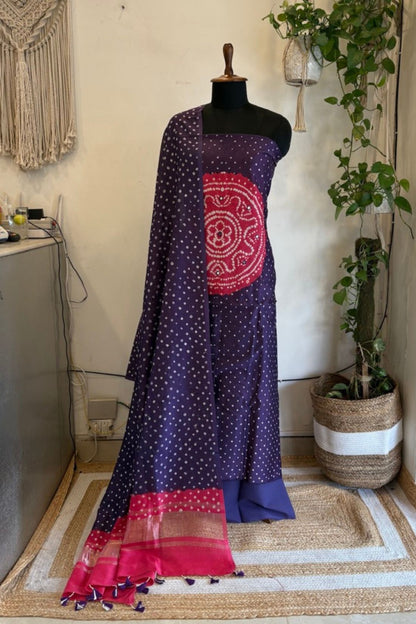 CHANDERI BANDHANI SUIT