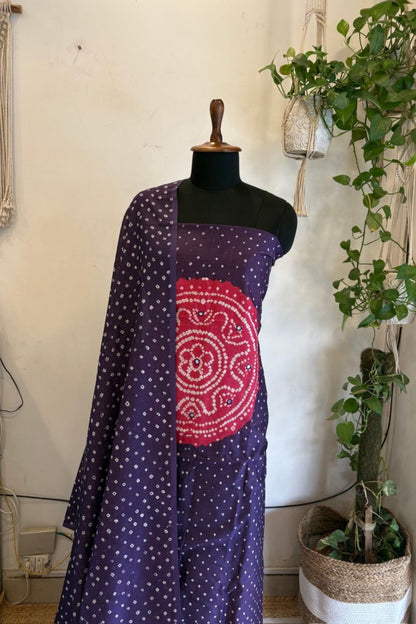 CHANDERI BANDHANI SUIT