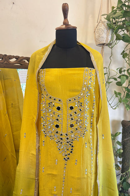 CRUSHED TISSUE SUIT SET