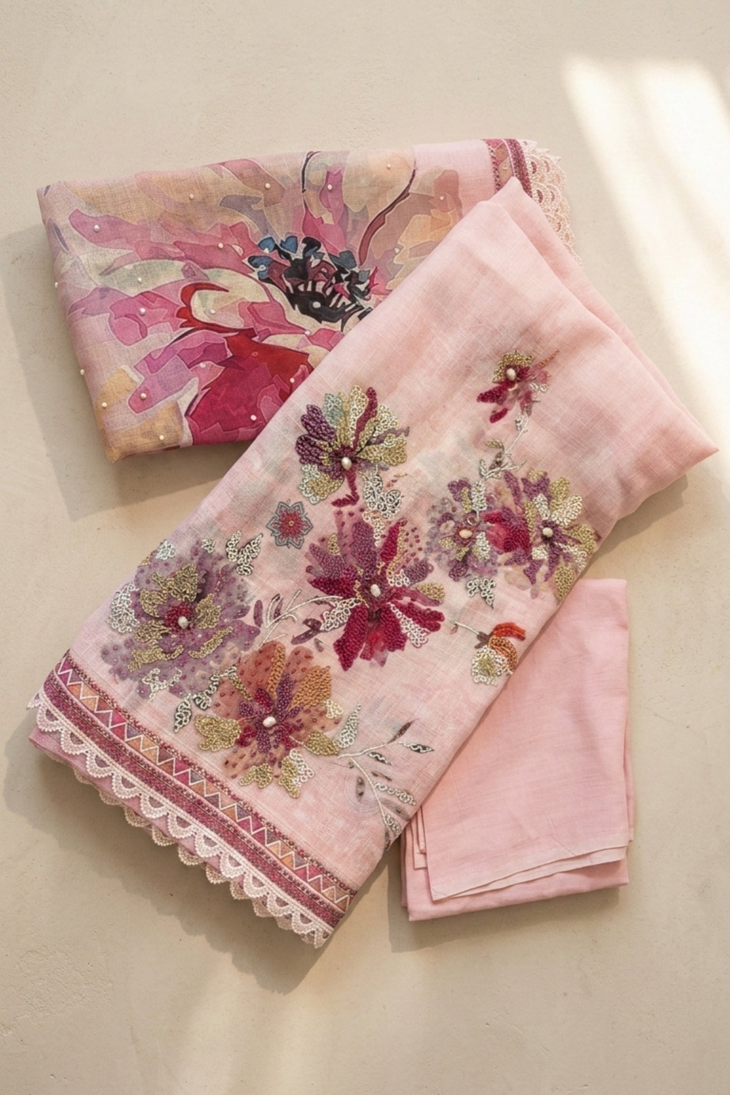 COTTON LINEN SUIT SET
