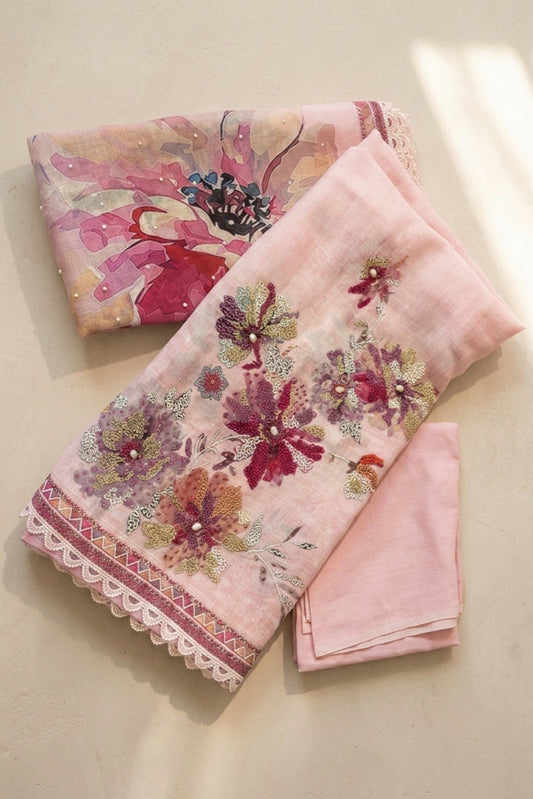 COTTON LINEN SUIT SET