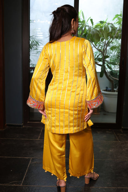 YELLOW SARIN CO-ORD SET