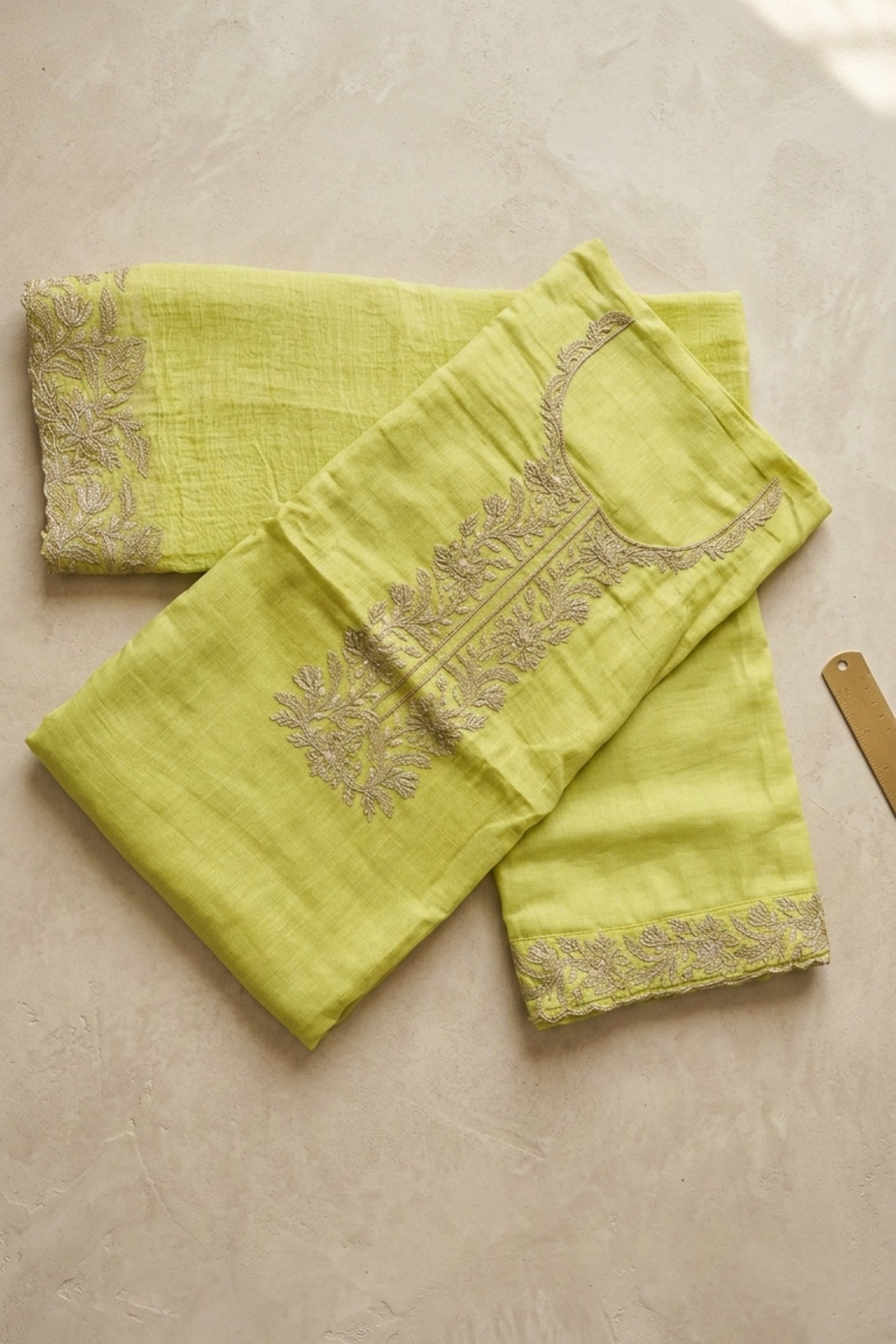 MUL CHANDERI SUIT SET