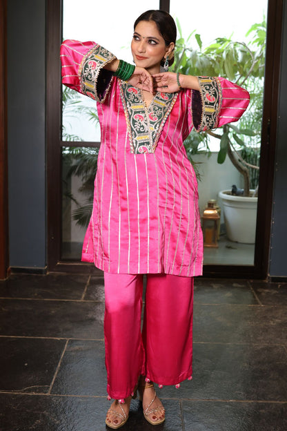 PINK SARIN CO-ORD SET