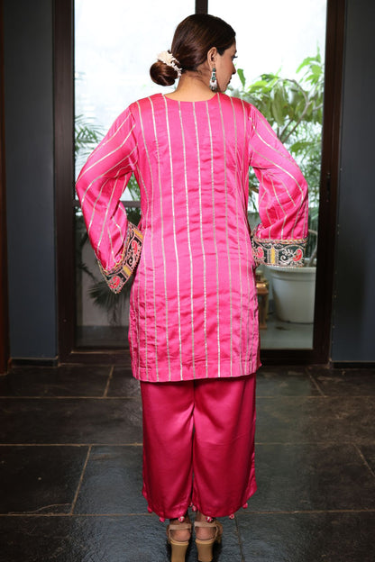 PINK SARIN CO-ORD SET