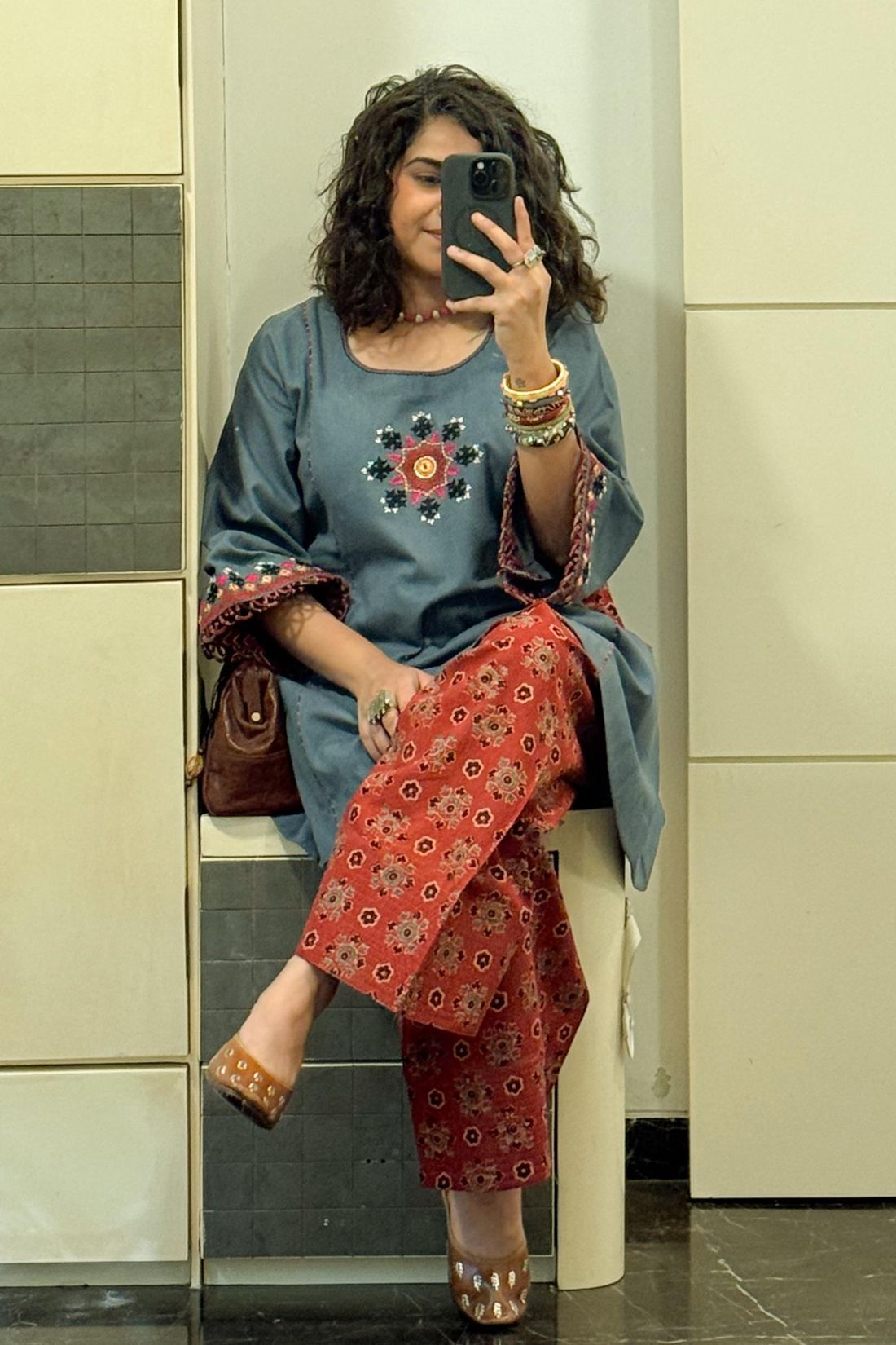 COTTON LINEN KALI-STYLE CO-ORD SET