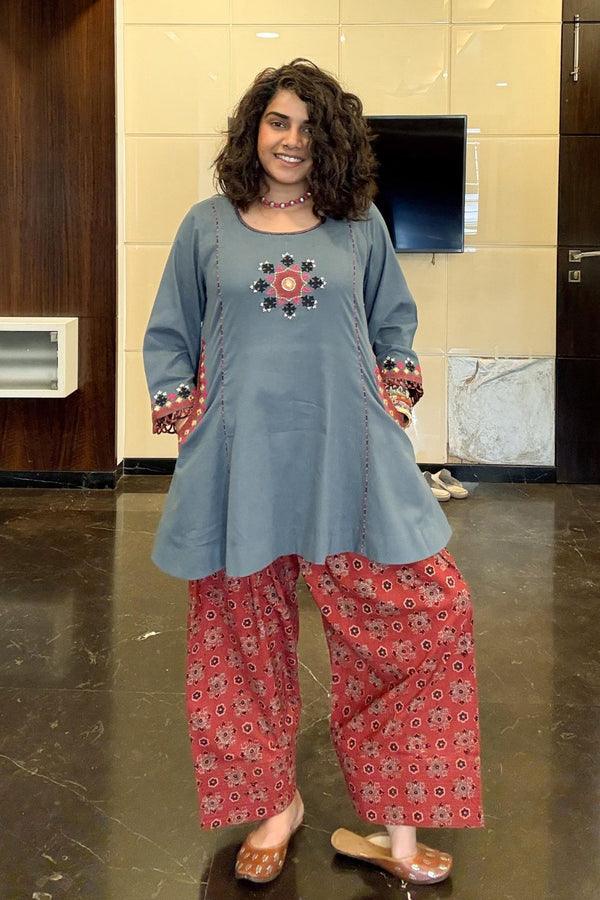 COTTON LINEN KALI-STYLE CO-ORD SET