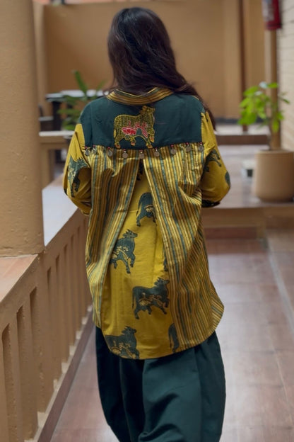 AJRAKH PURE COTTON SHIRT