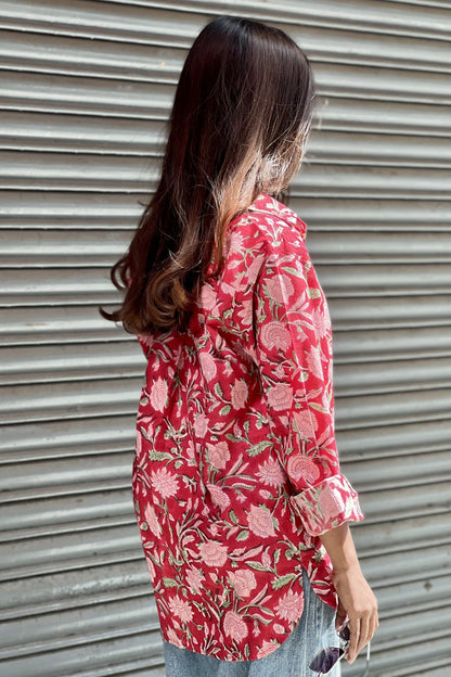 HAND BLOCK PRINTED SHIRT