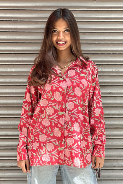 HAND BLOCK PRINTED SHIRT