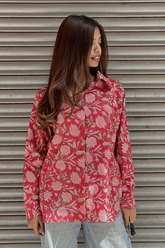 HAND BLOCK PRINTED SHIRT
