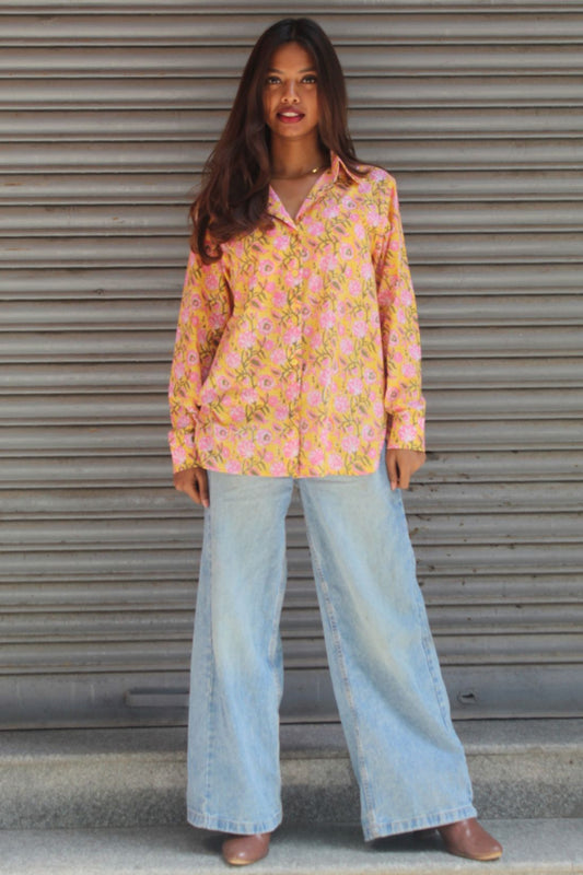 HAND BLOCK PRINTED SHIRT