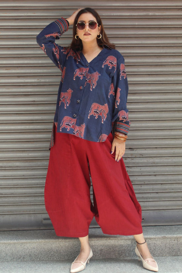 AJRAKH PURE COTTON CO-ORD SET