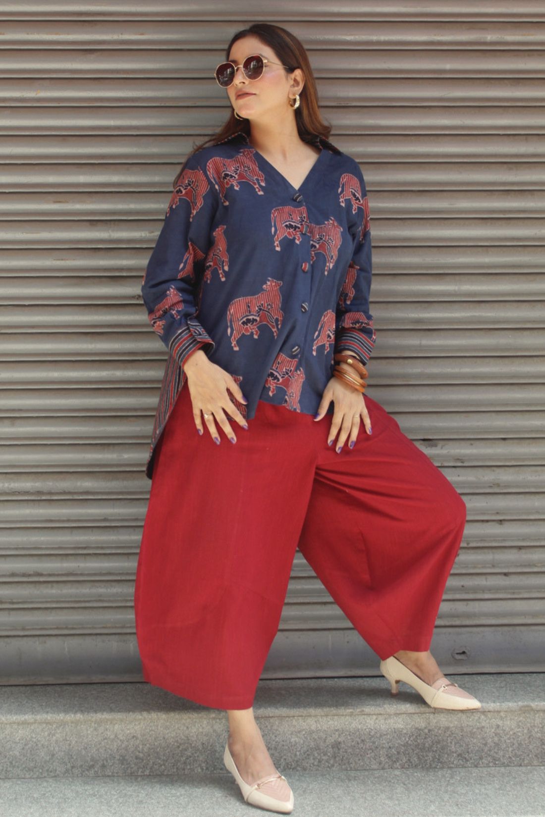AJRAKH PURE COTTON CO-ORD SET