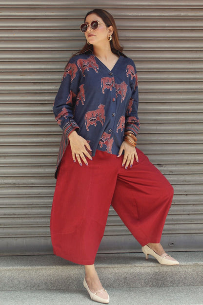 AJRAKH PURE COTTON CO-ORD SET