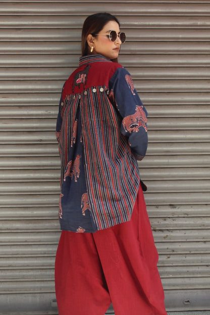 AJRAKH PURE COTTON CO-ORD SET