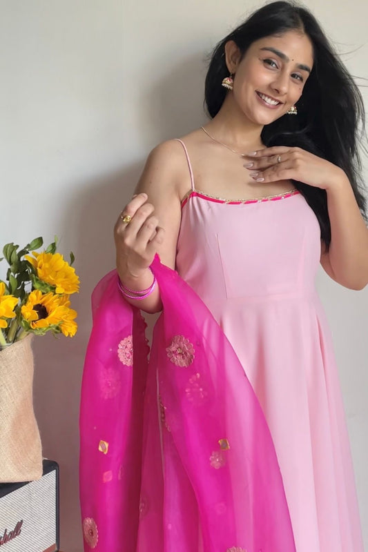 Pure Georgette Suit Set
