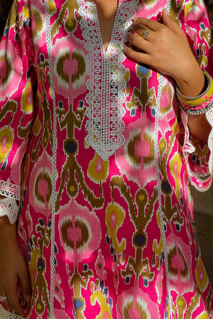 HAND BLOCK PRINTED KALIDAR CO-ORD SET