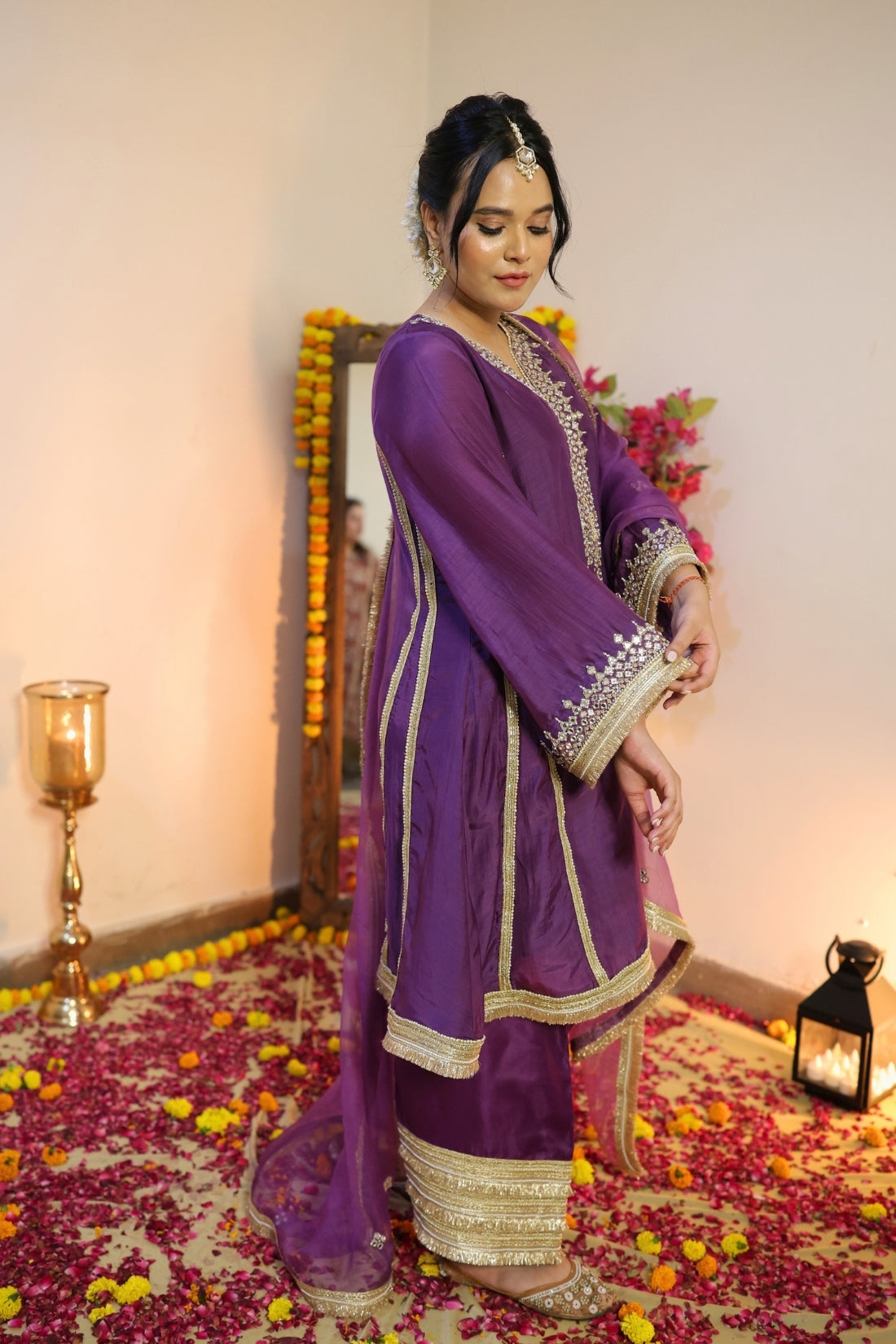 MULCHANDERI KALIDAAR SUIT SET