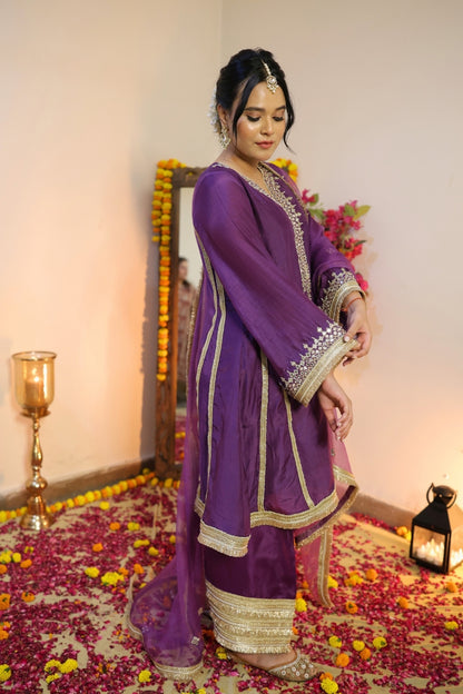 MULCHANDERI KALIDAAR SUIT SET
