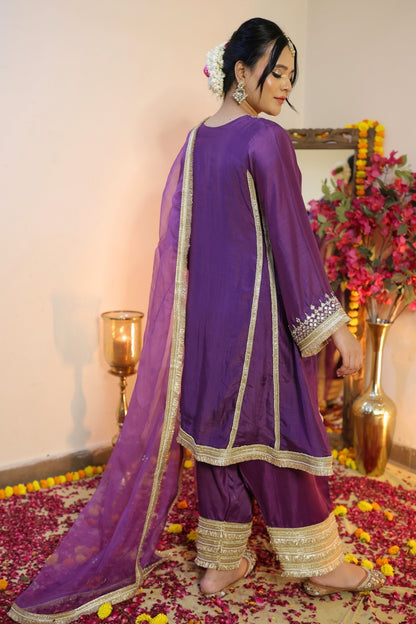 MULCHANDERI KALIDAAR SUIT SET