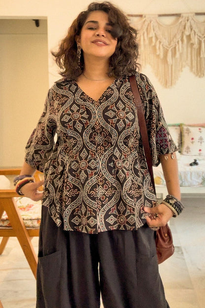 AJRAKH BALLOON CO-ORD SET