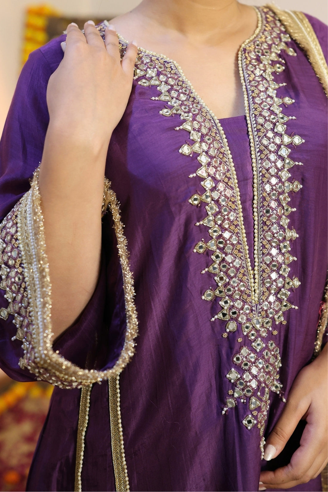 MULCHANDERI KALIDAAR SUIT SET