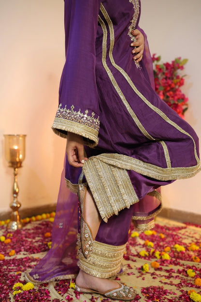 MULCHANDERI KALIDAAR SUIT SET