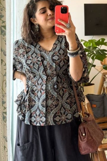 AJRAKH BALLOON CO-ORD SET