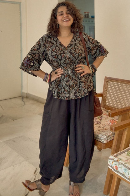 AJRAKH BALLOON CO-ORD SET
