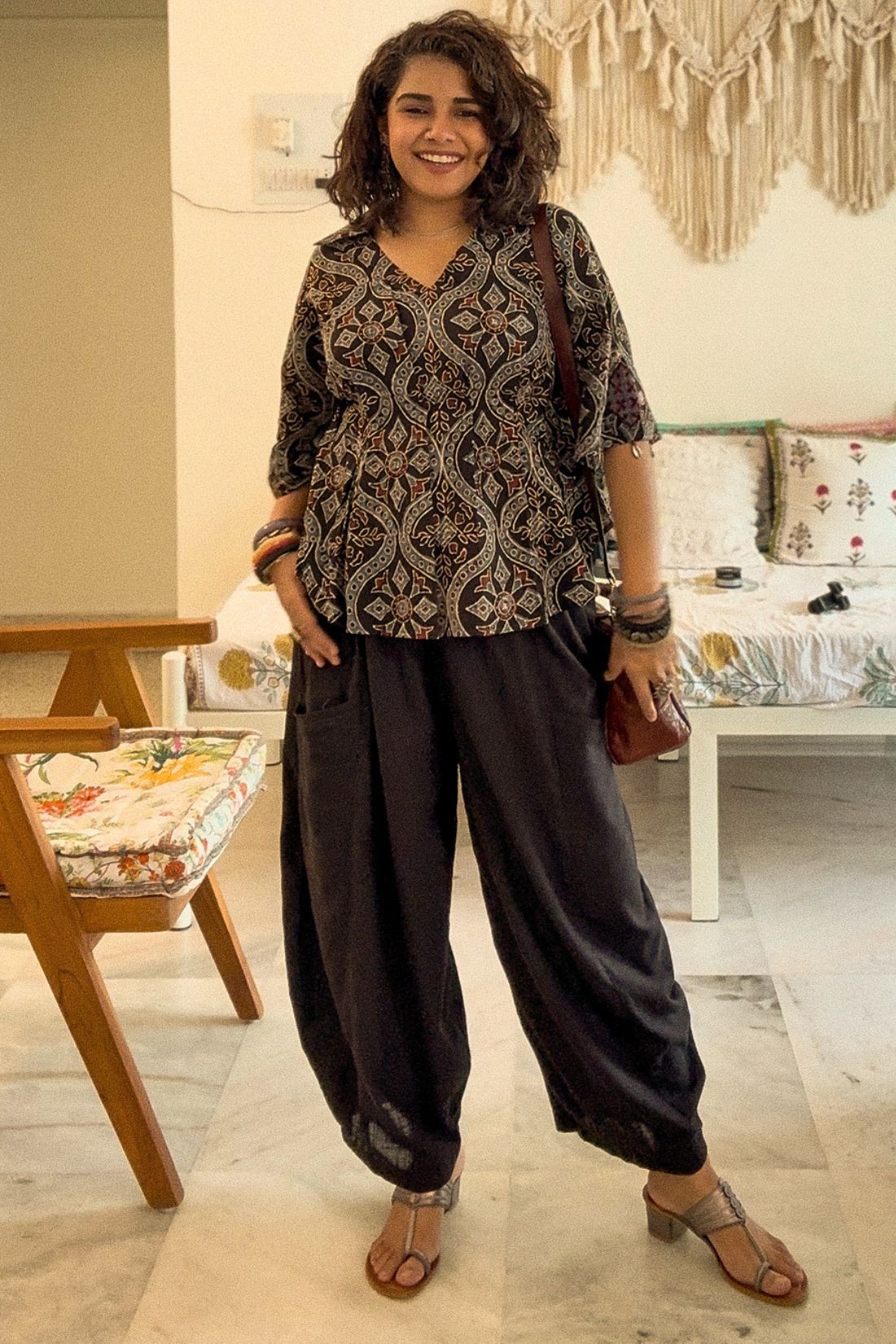 AJRAKH BALLOON CO-ORD SET