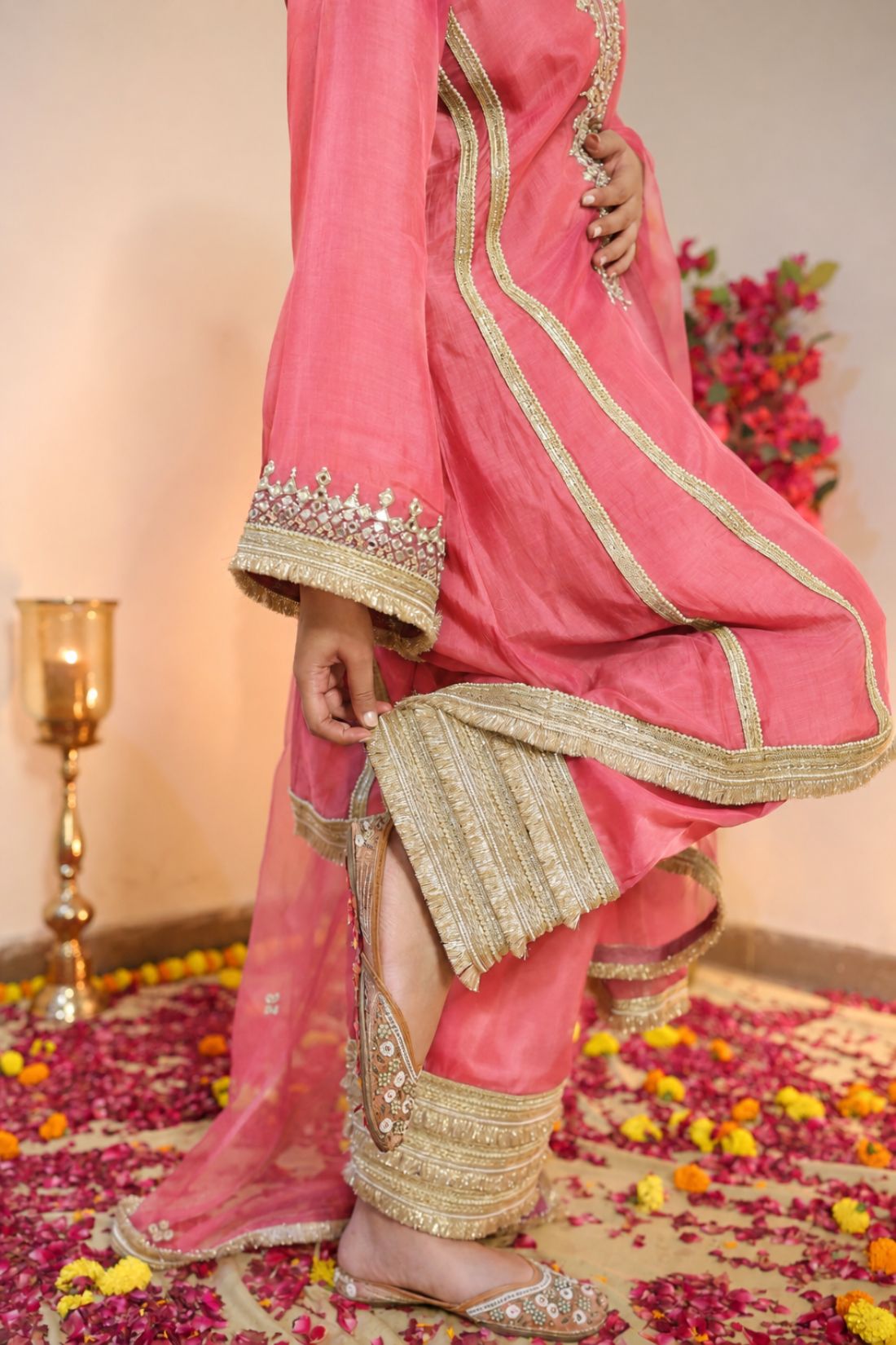 MULCHANDERI KALIDAAR SUIT SET