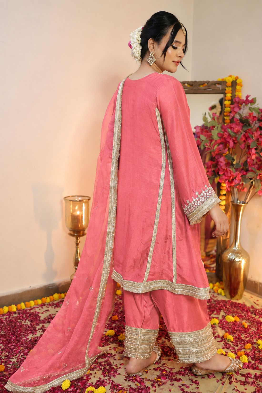 MULCHANDERI KALIDAAR SUIT SET
