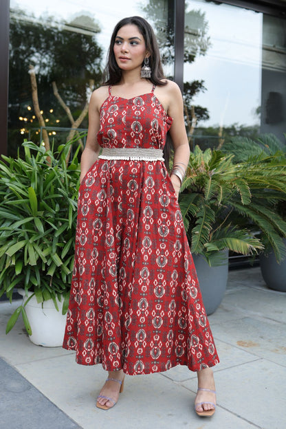 ELENA FLARED JUMPSUIT