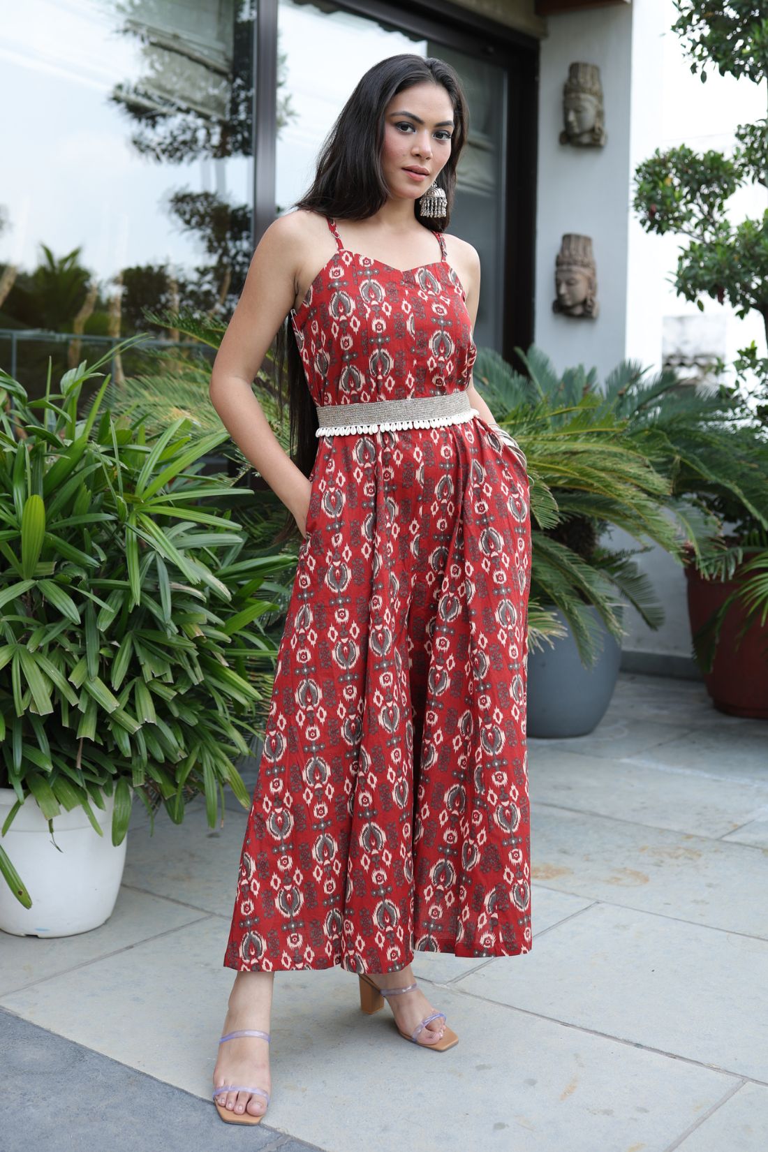 ELENA FLARED JUMPSUIT